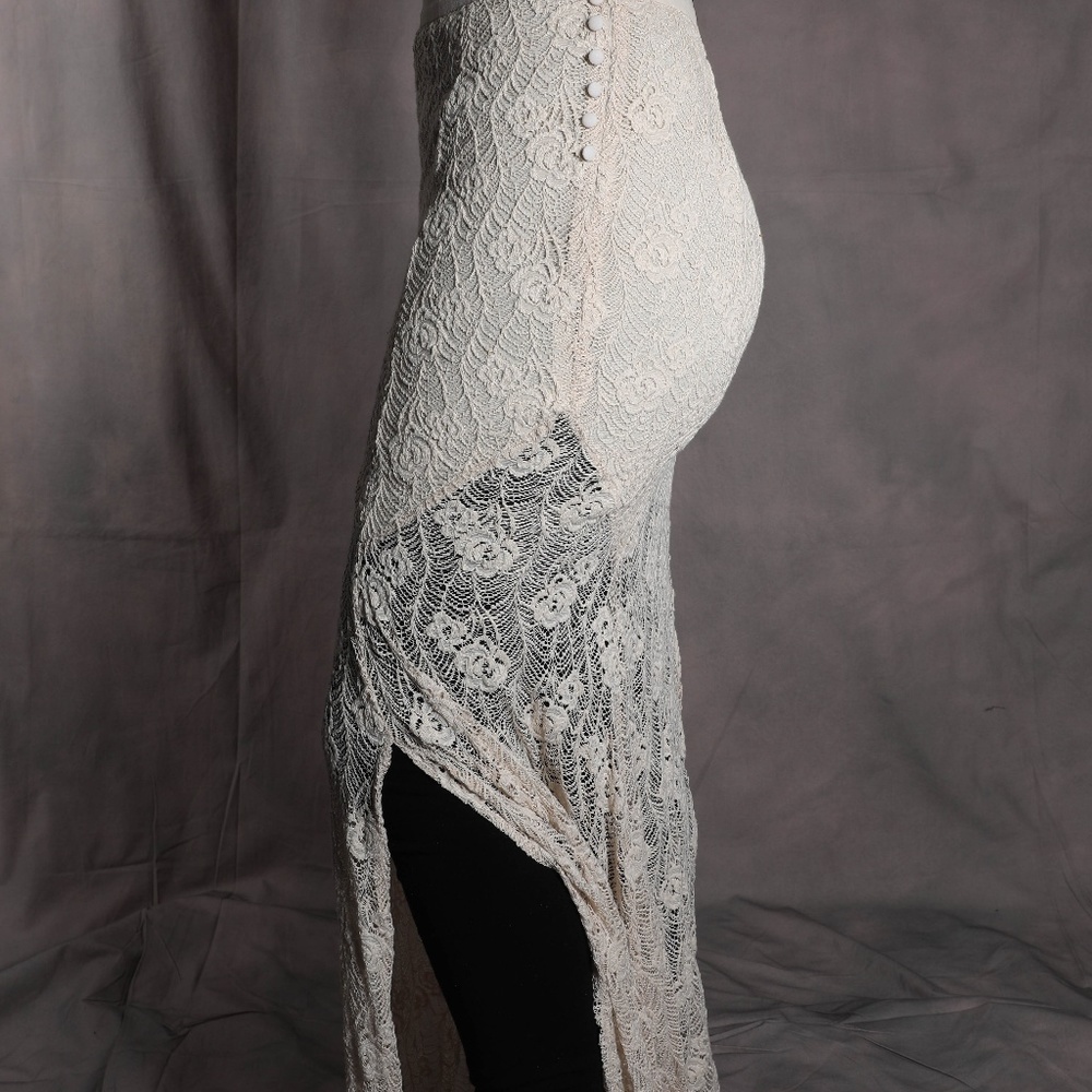 Off White Lace skirt.